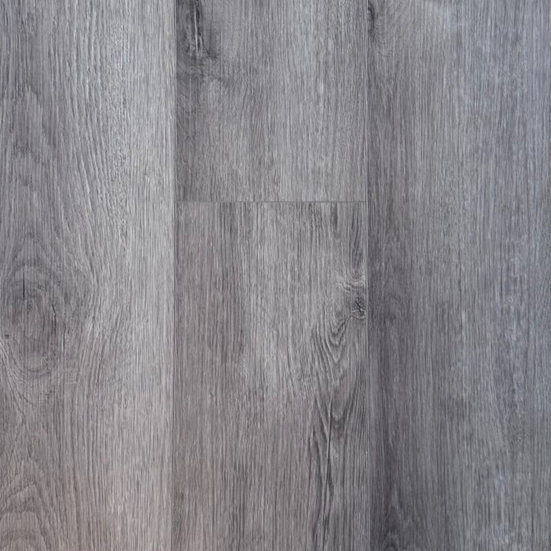 Revêtement de sol en vinyle clic de luxe, ton gris bois, idéal pour les intérieurs modernes – Produits Sol Vinyle