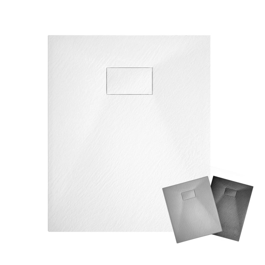 Bases de douche en composite SMC – modèle 60x36 pouces avec couvercle discret, disponibles en plusieurs couleurs