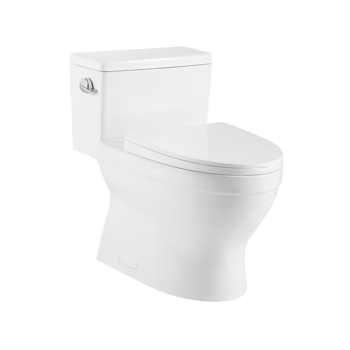 Rose Blanche - Toilette monobloc siphonique