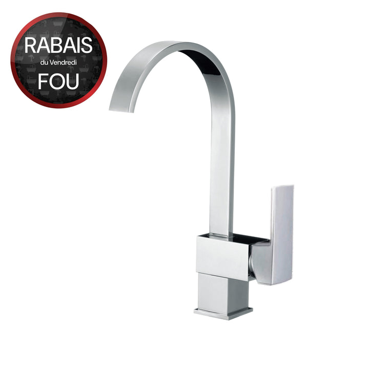 Robinet de cuisine chromé