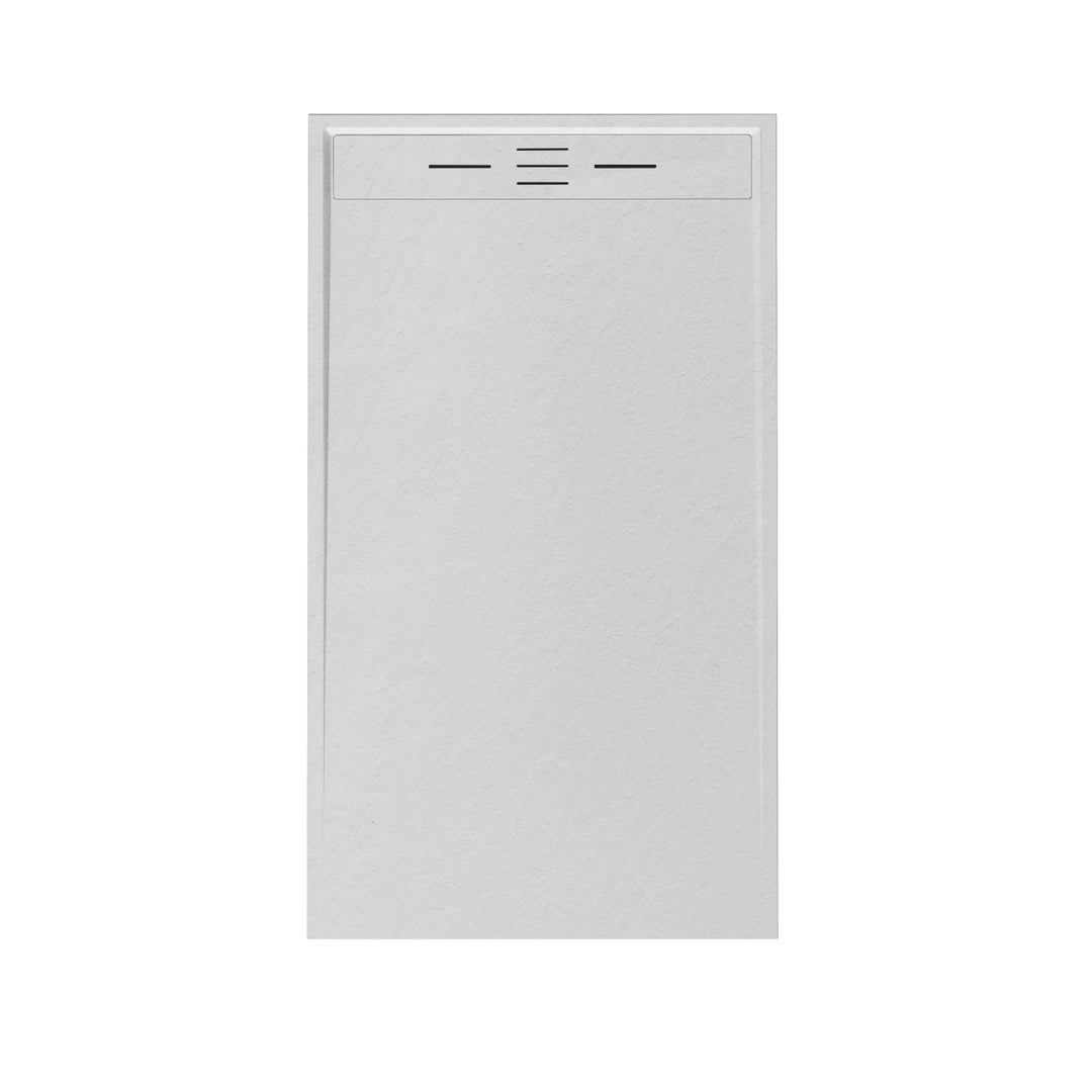 Base de douche rectangualaire en 3 couleurs 48*32" pour installation universelle