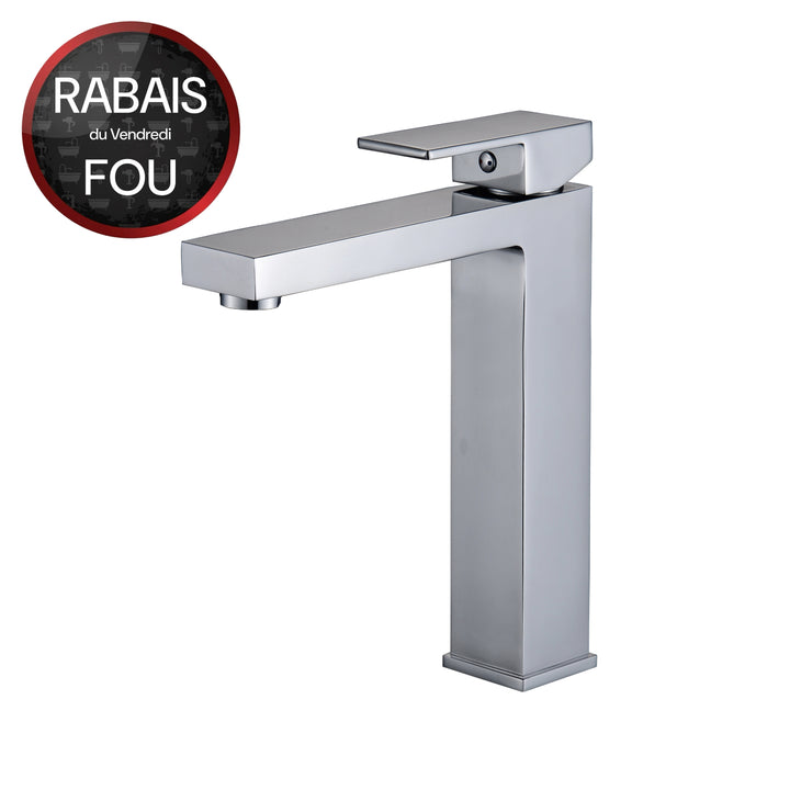 Robinet de lavabo salle de bain avec fonction eau froide et eau chaude
