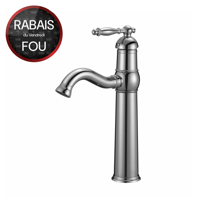Robinet de lavabo chromé