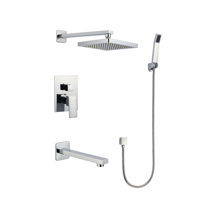 Robinet de douche mural  froide et chaude