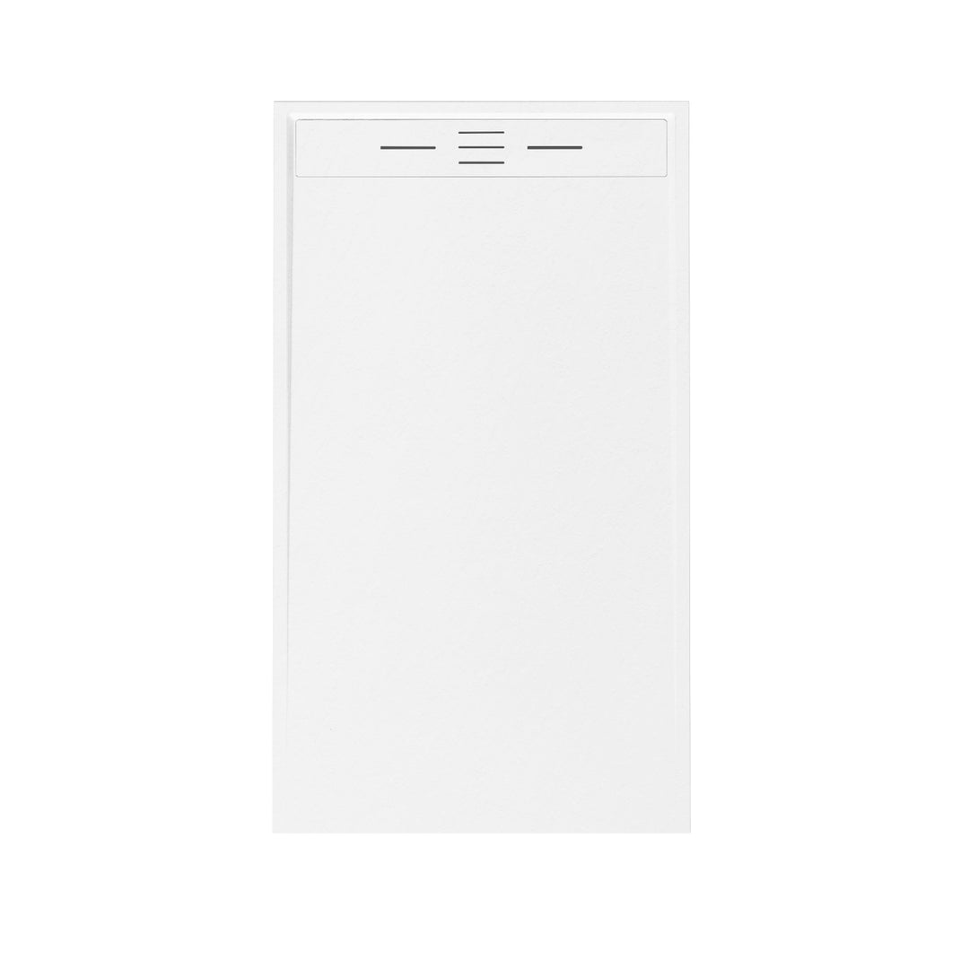 Base de douche 60x36" en SMC, finition blanche avec surface antidérapante, idéale pour une salle de bain moderne et sécurisée.